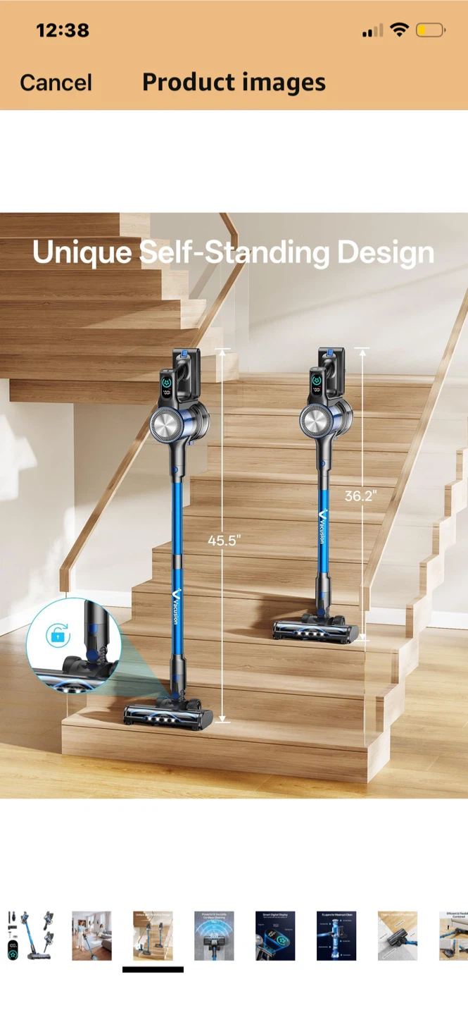 Gladston Cordless Stick Vacuum Cleaner - photo 2