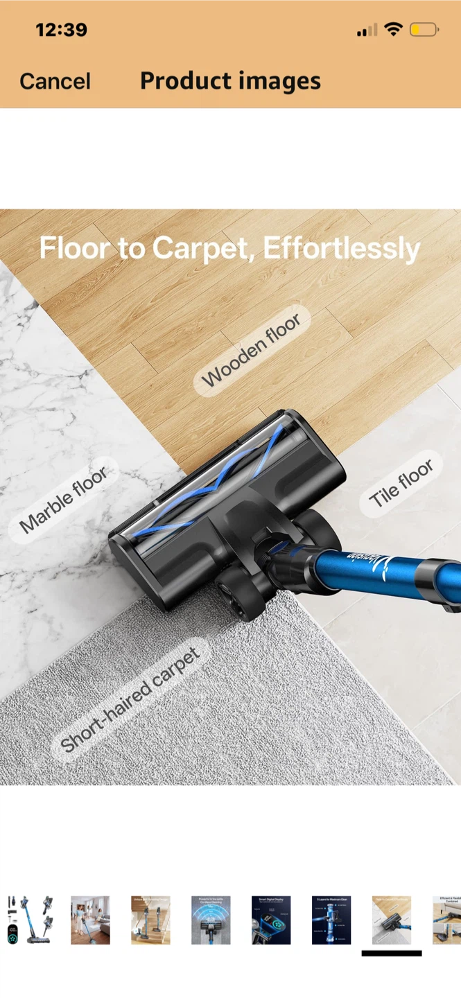 Gladston Cordless Stick Vacuum Cleaner - photo 5