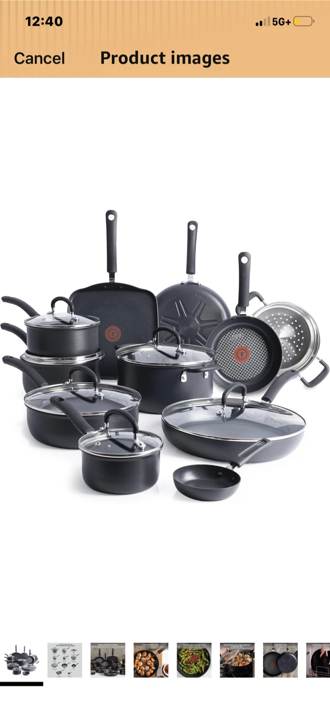 T-fal 17-Piece Cookware Set - photo 2