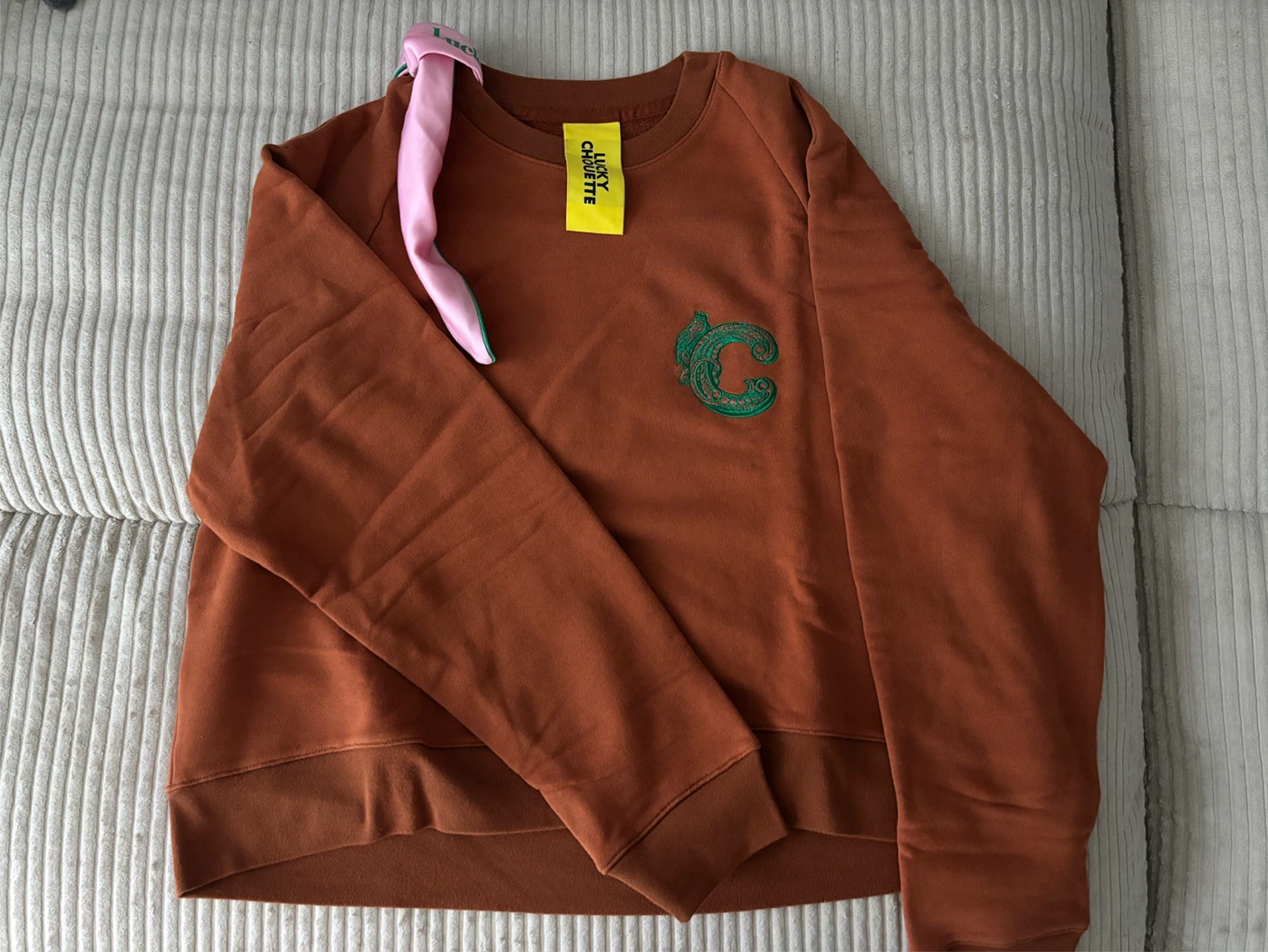 LUCKY CHOUETTE - Brown Sweatshirt