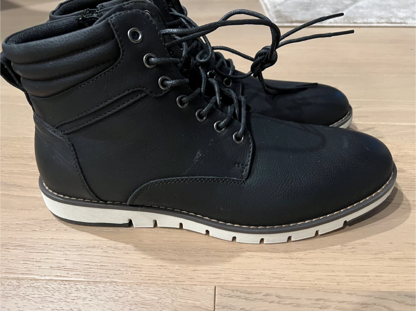 Steve Madden Black Leather Boots - Size 12 (New, no box) - photo 5