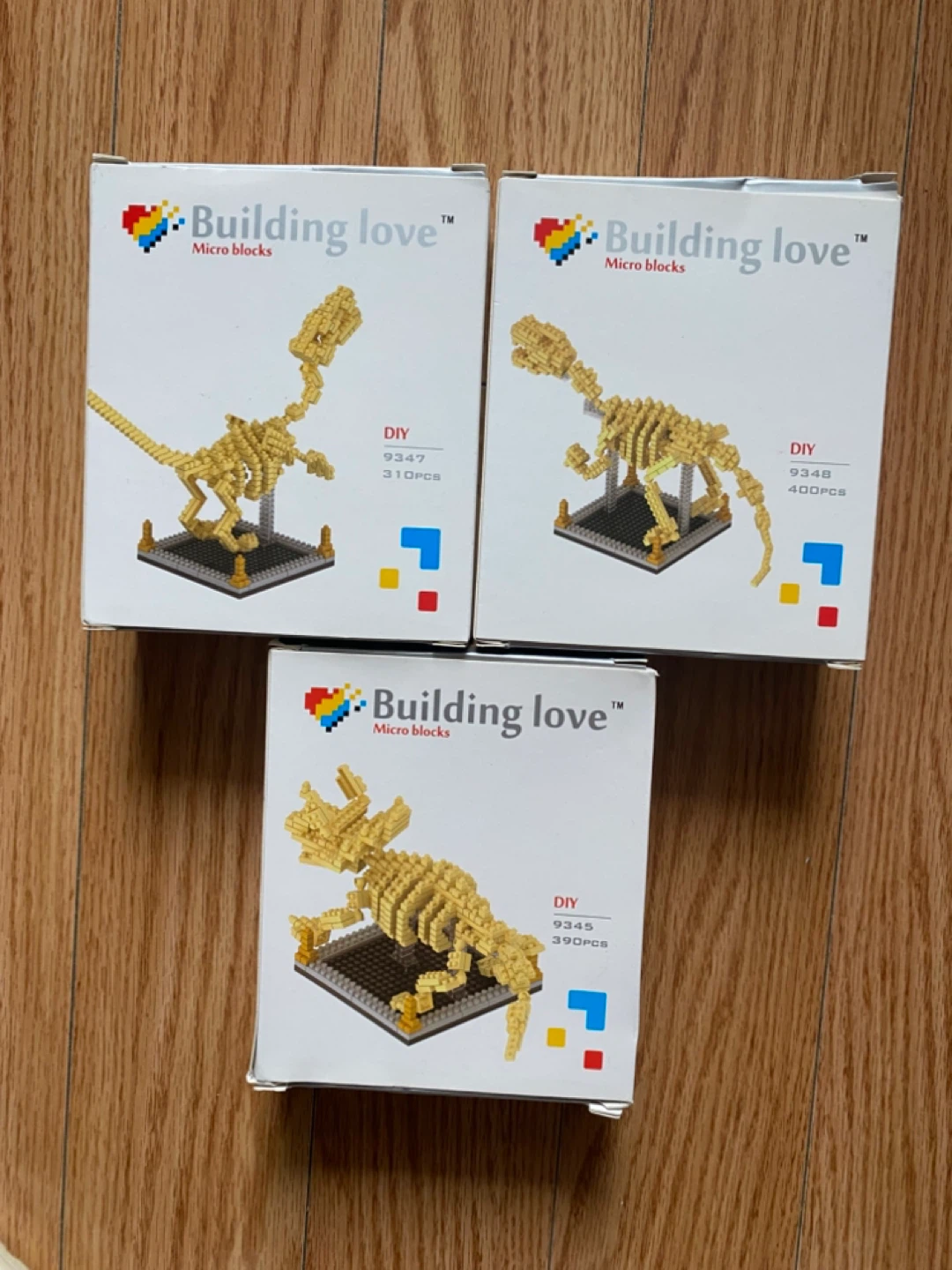 3 Sets Of Building Micro Blocks Dinosaur sets. - photo 2