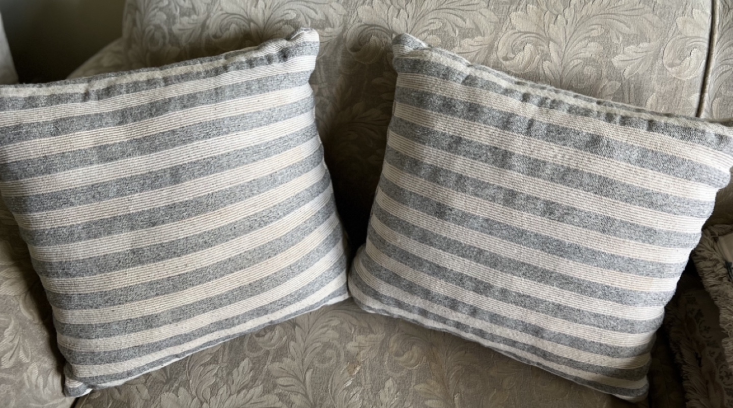 Striped Throw Pillows (Set of 2)