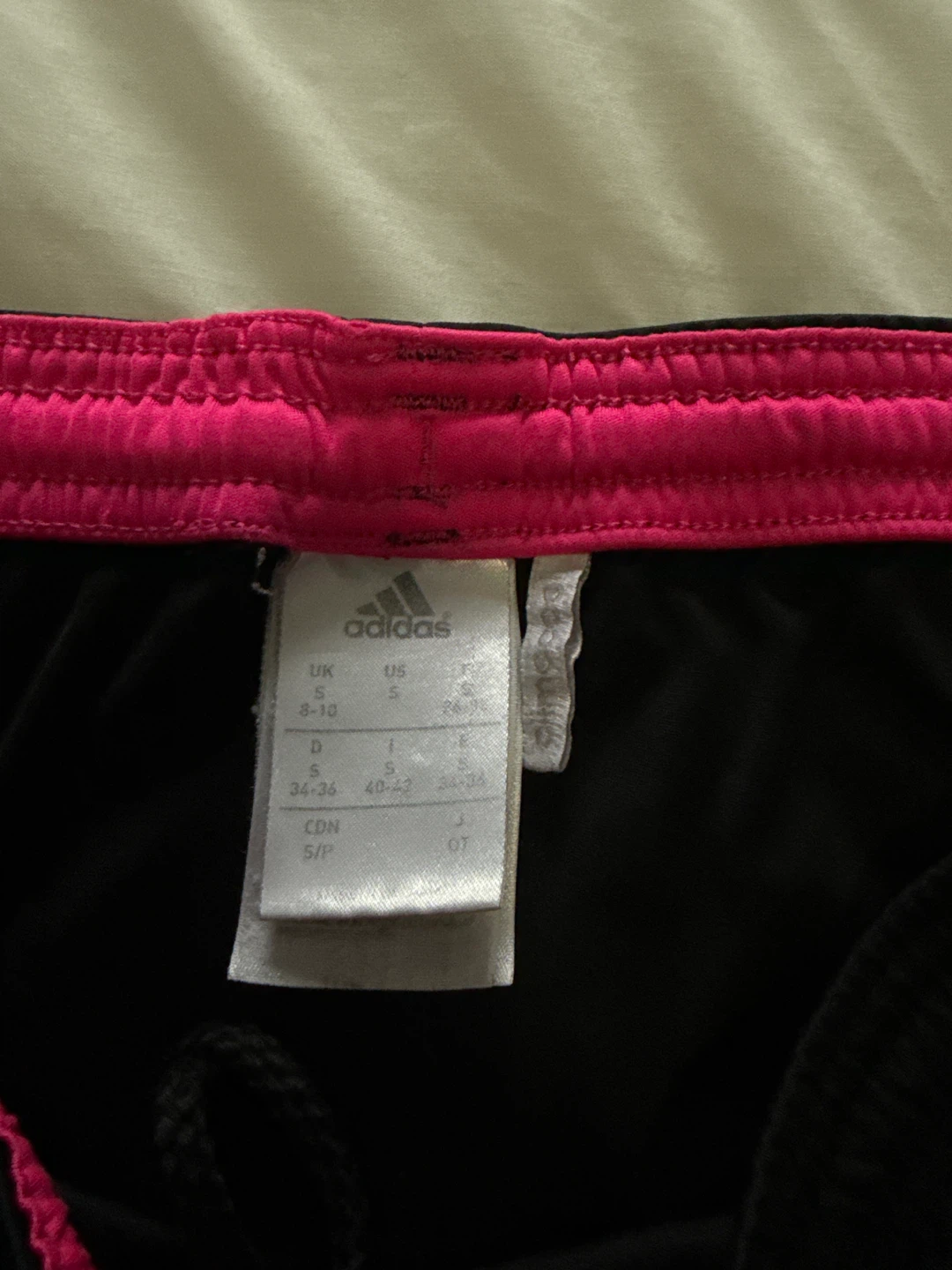 Adidas Black & Pink Athletic Shorts - Size S - photo 2