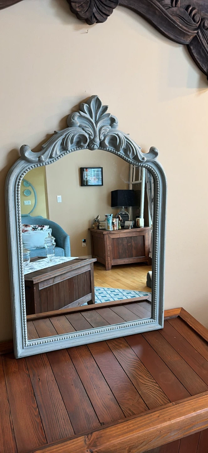 Ornate Grey Mirror - photo 2
