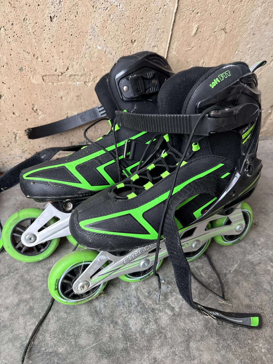 Firefly Inline Skates - Black & Green