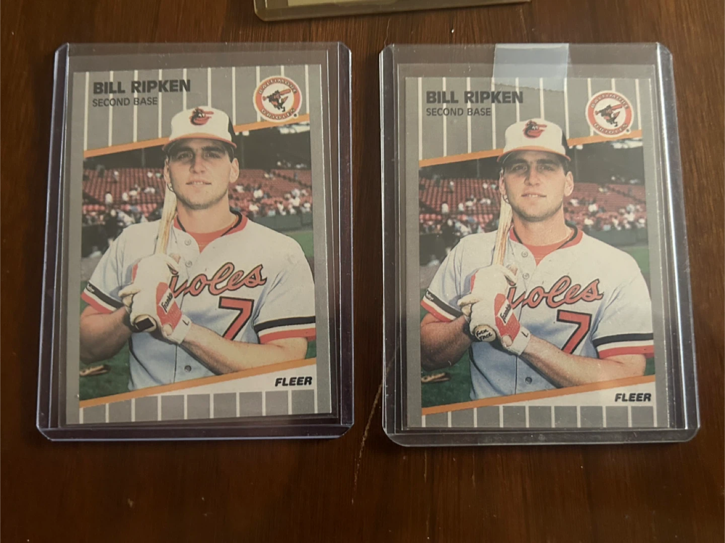 Fleer Bill Ripken “fk face” error Baseball Cards - photo 2