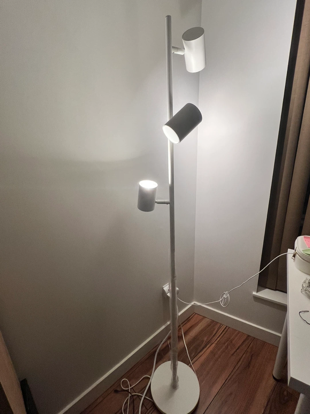 Ikea NYMANE White Floor Lamp - photo 2