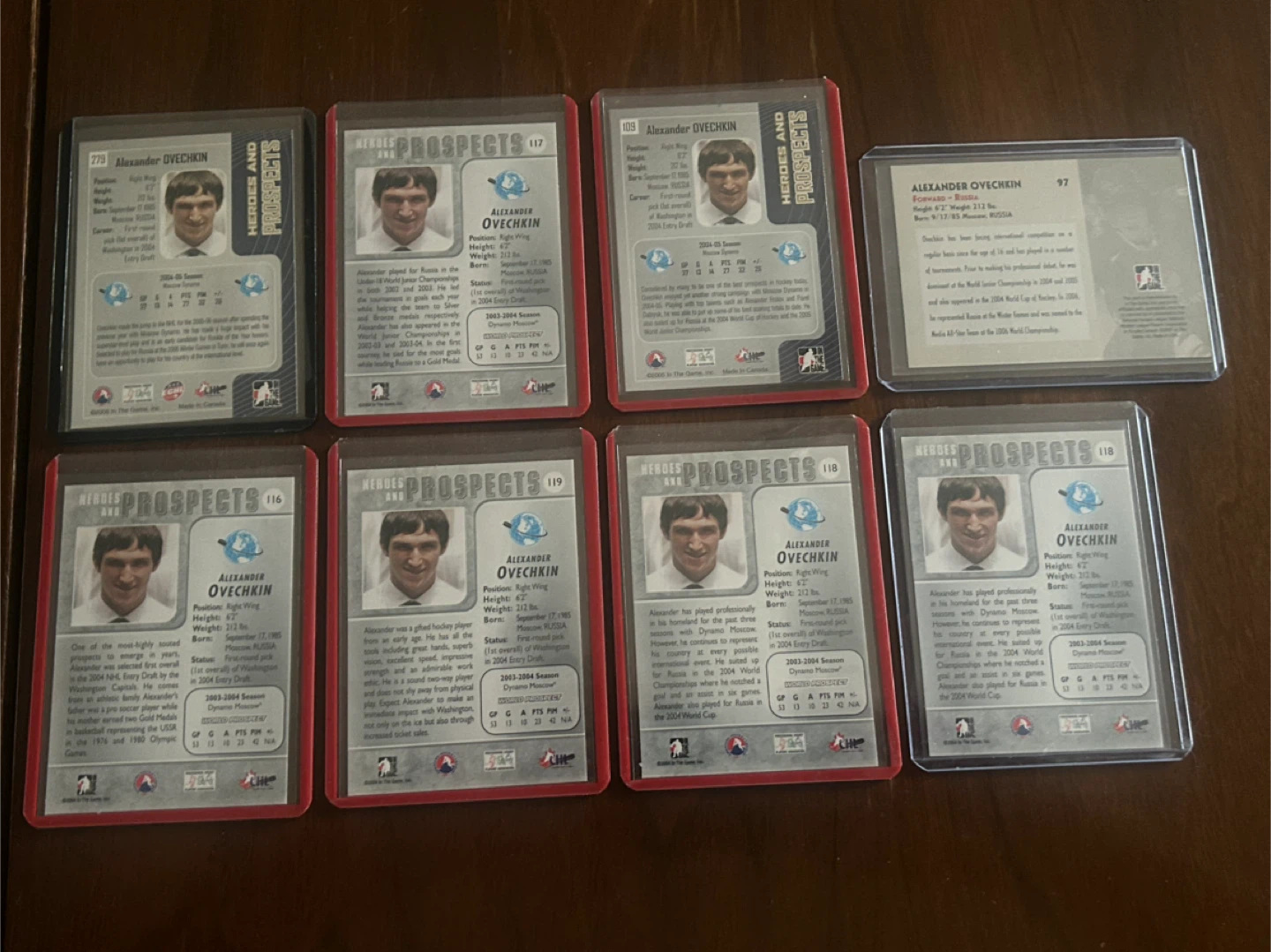 Alexander Ovechkin Heroes and Prospects Hockey Cards - photo 2