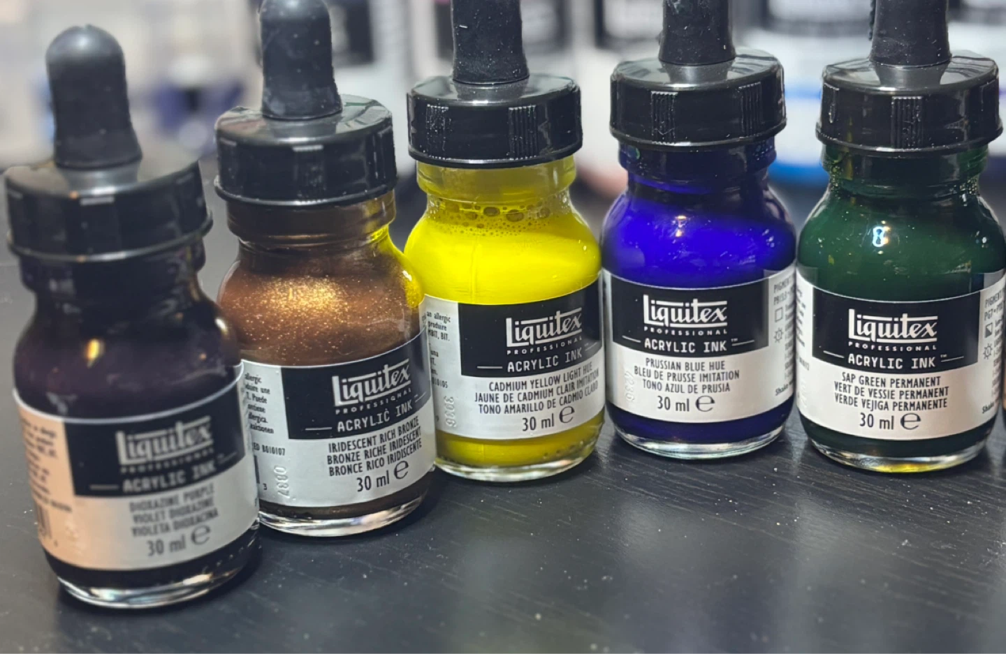 Liquitex® Professional Acrylic INK lot of 16 - photo 2