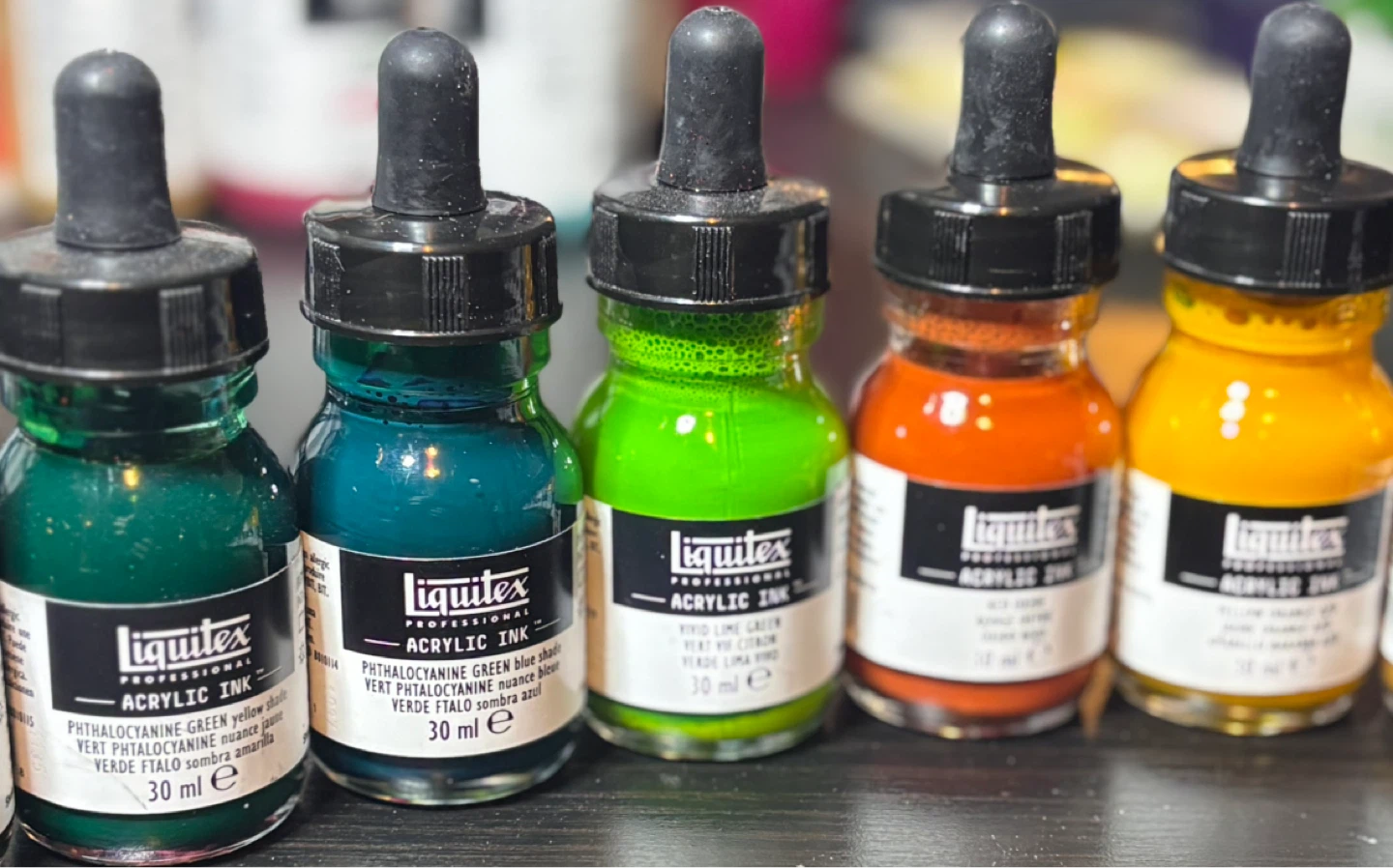 Liquitex® Professional Acrylic INK lot of 16 - photo 3