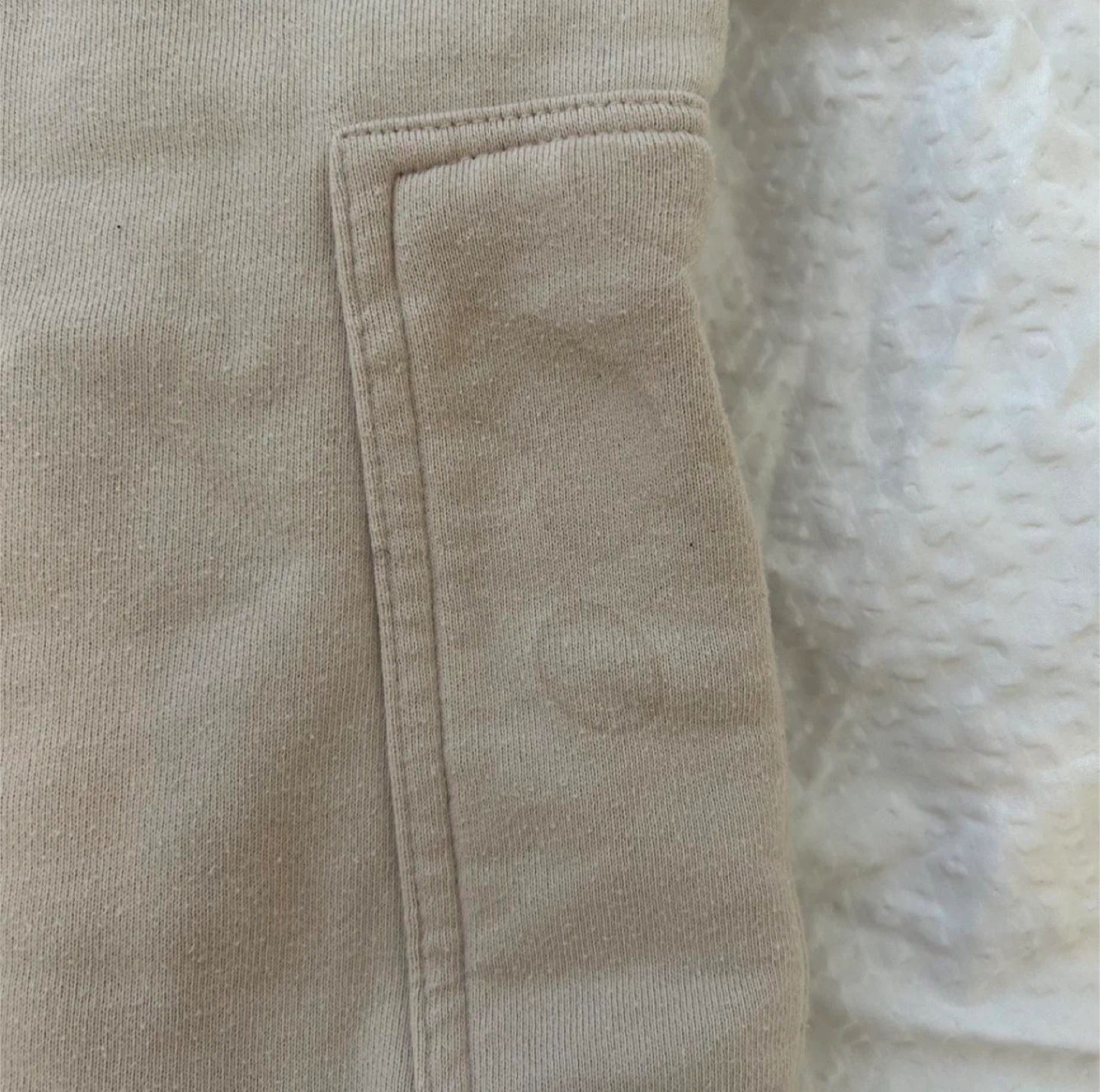 Beige Cargo Sweatpants - photo 3