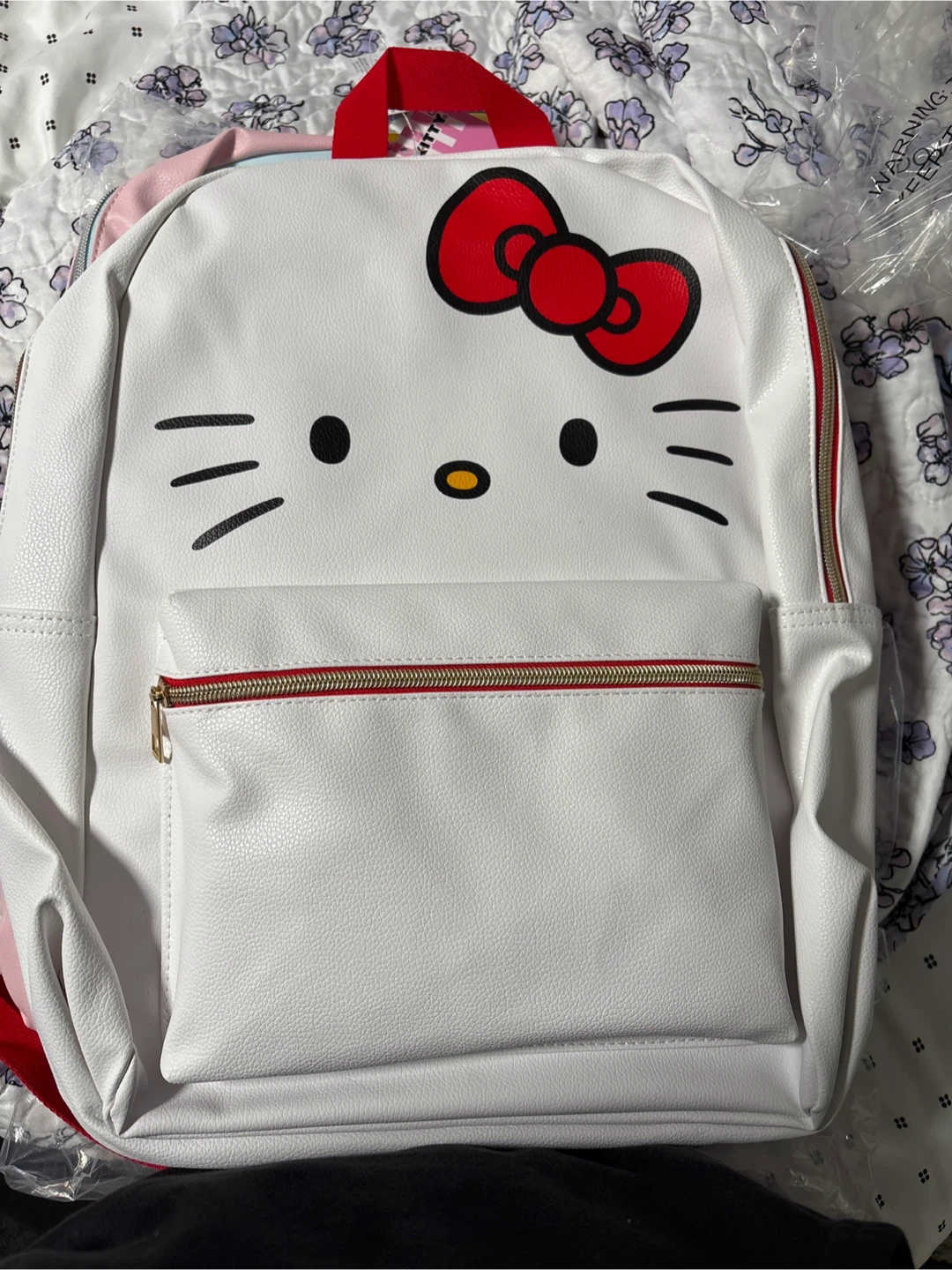 Hello Kitty White Backpack