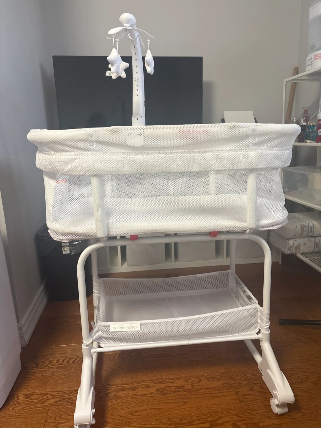 Delta Children White Bassinet