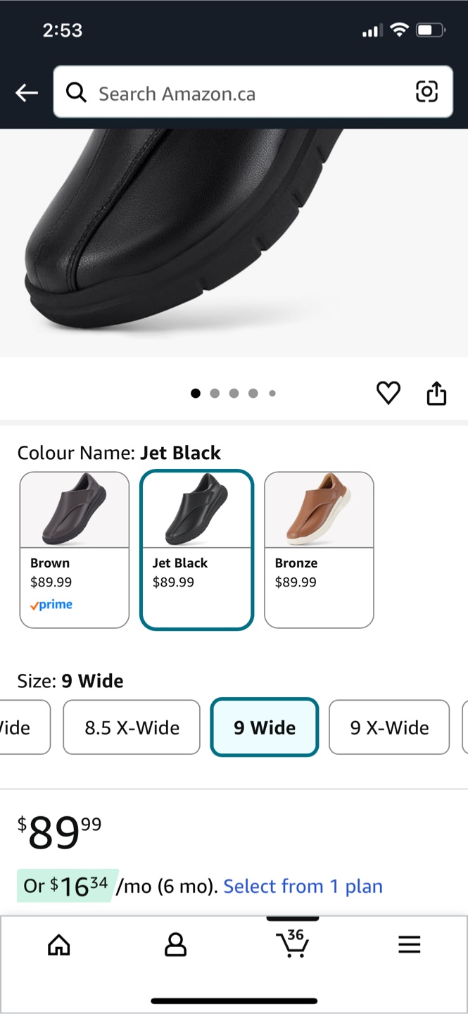 FitVille Diabetic Shoes - Jet Black, Size 9 Wide - photo 2