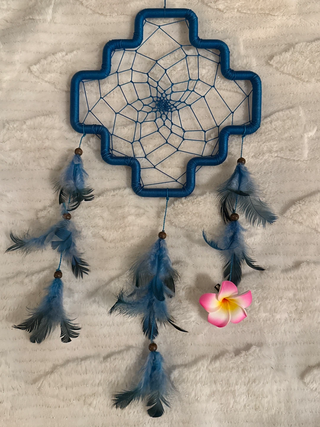 Blue Dream Catcher with Feathers - photo 4