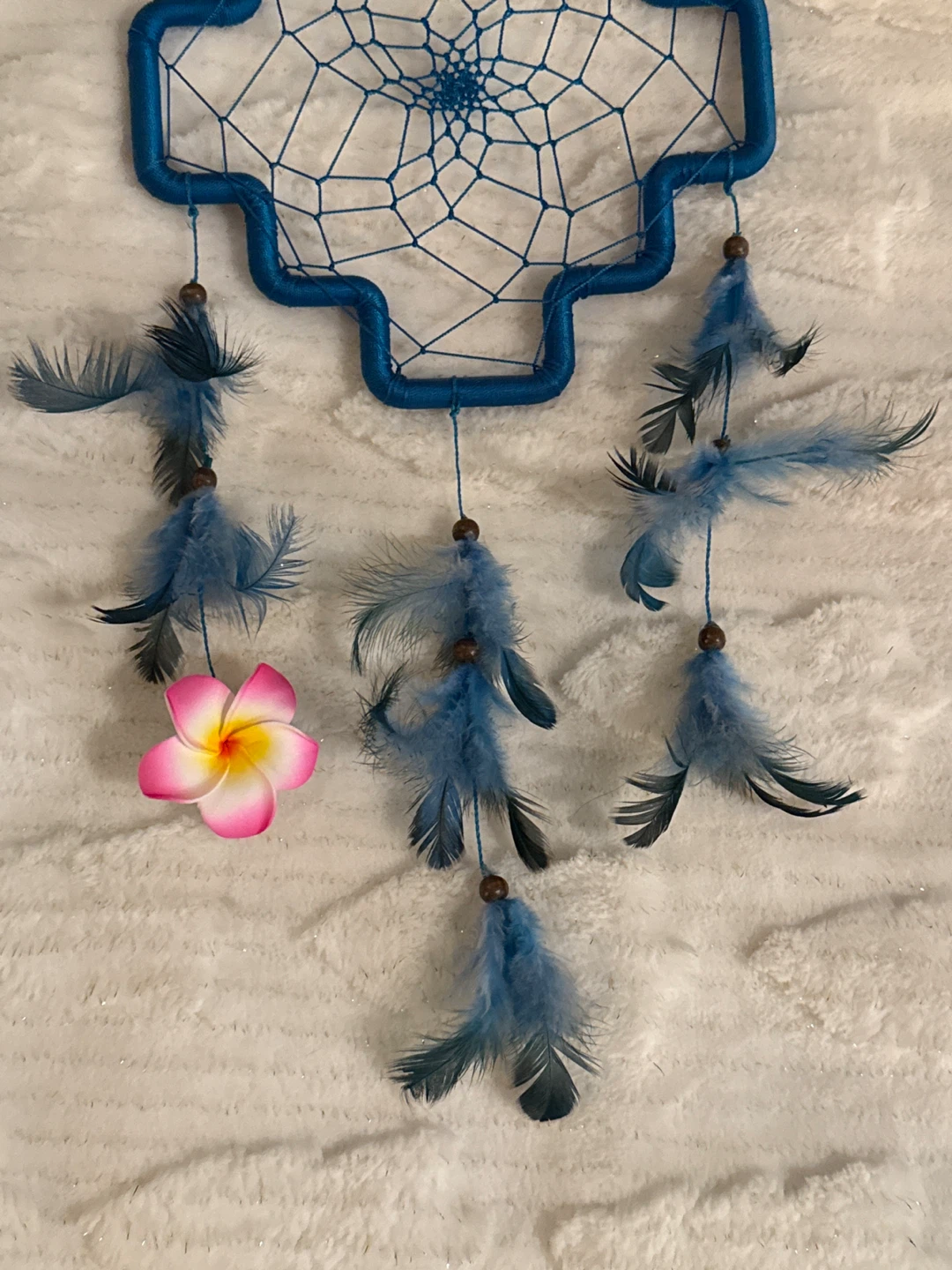 Blue Dream Catcher with Feathers - photo 3