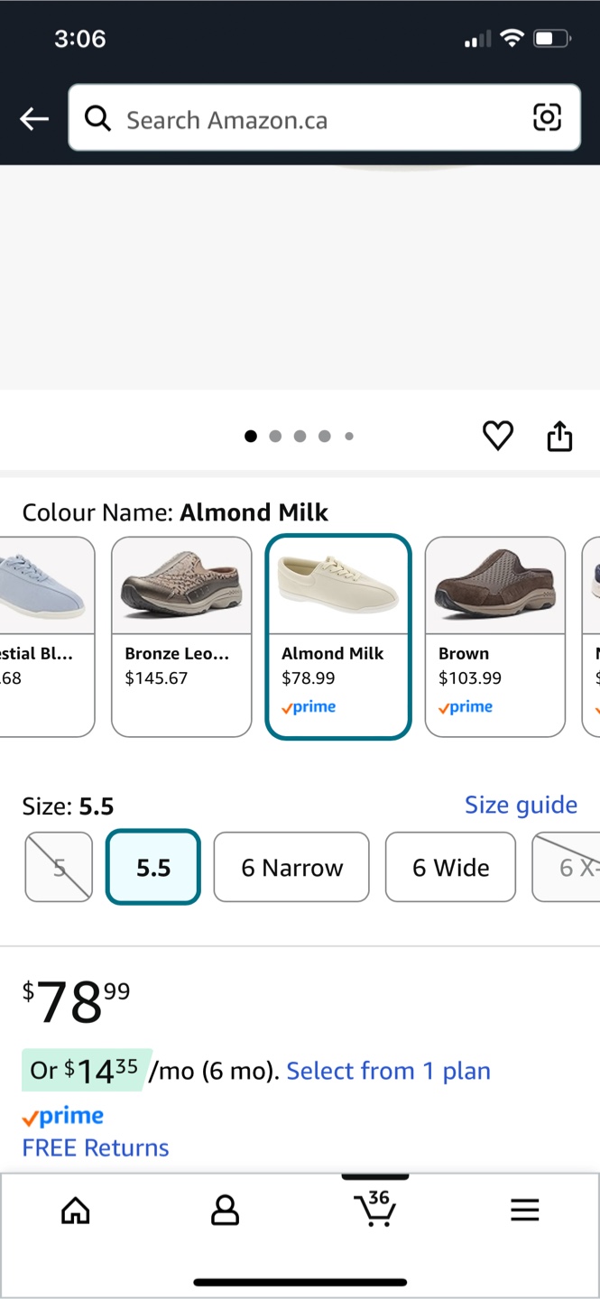 Easy Spirit Traveltime Mule, Almond Milk, Size 5.5 - photo 2