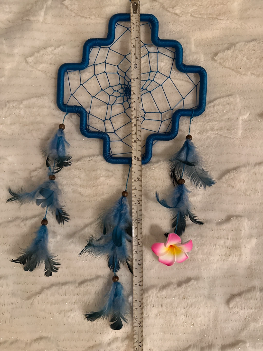 Blue Dream Catcher with Feathers - photo 5