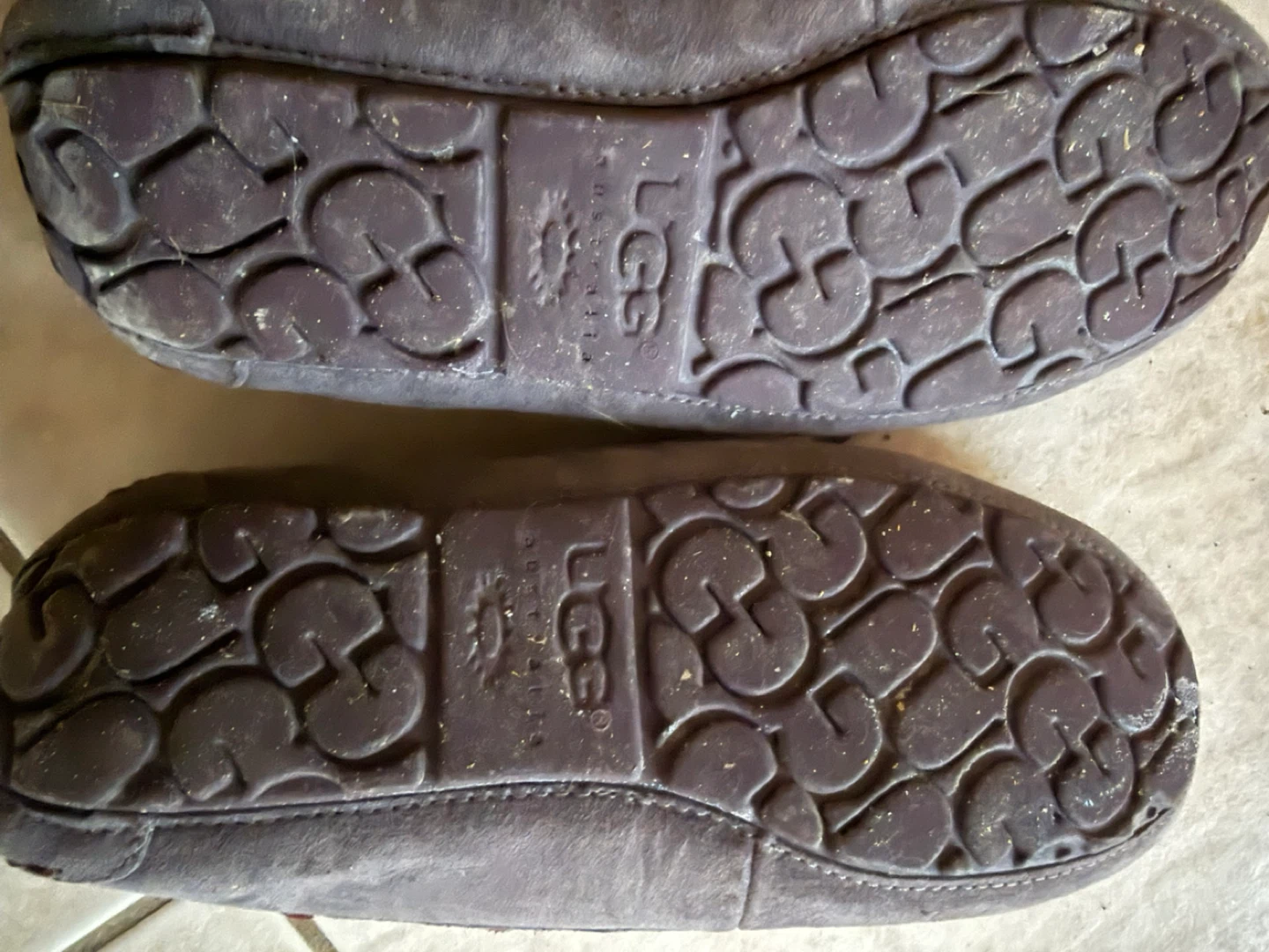 UGG Grey Suede Moccasin Slippers - Women's Size 8 - photo 5