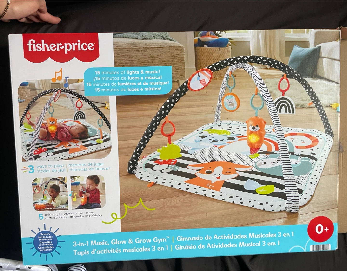 Fisher-Price 3-in-1 Music, Glow & Grow Gym - photo 5