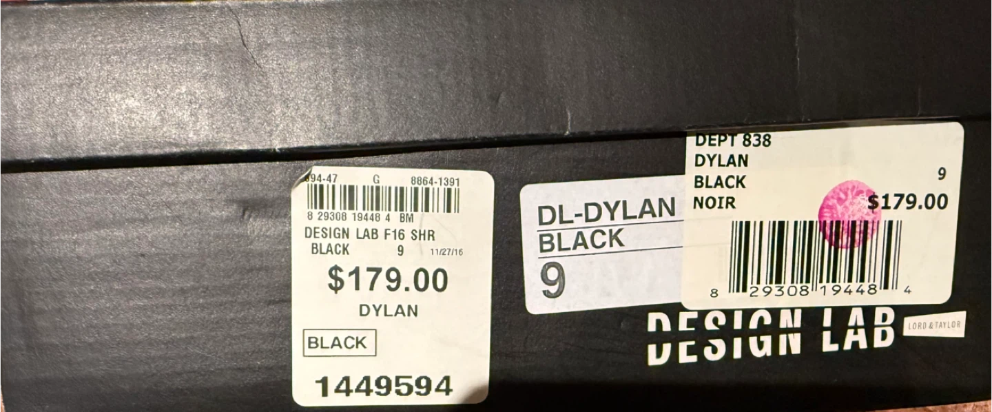 Design Lab Lord & Taylor Dylan Black Boots - Size 9 - photo 2