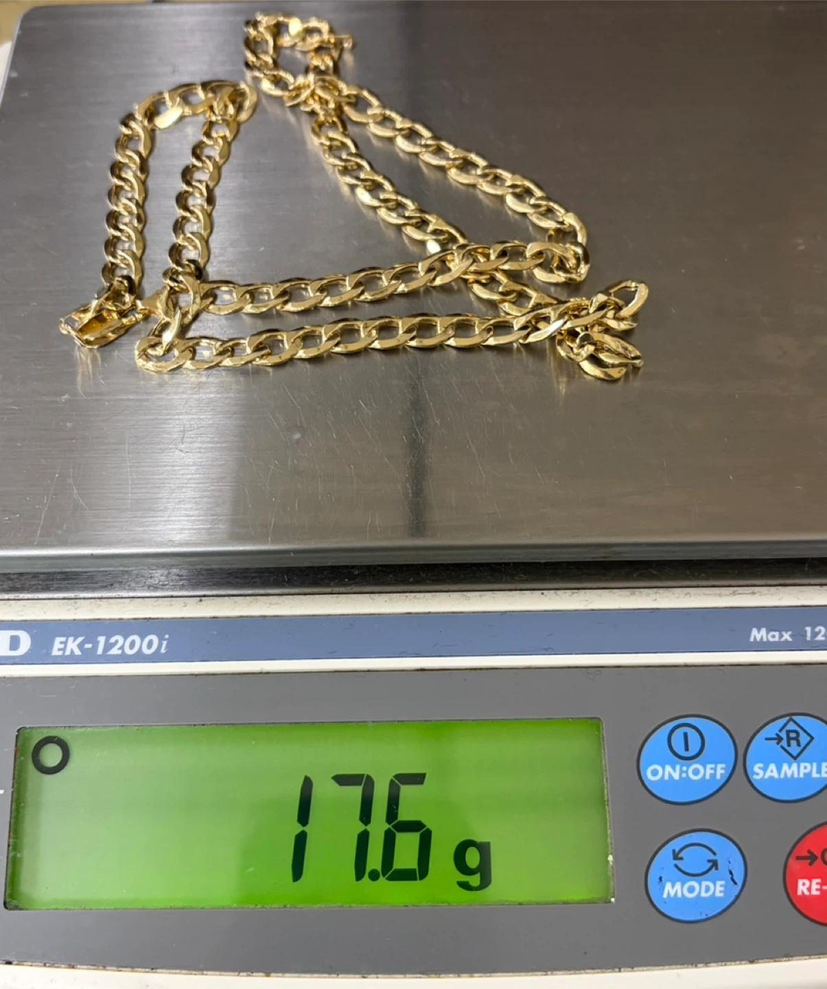 14KT. Gold Chain Necklace, 17.6g, 7.0mm - photo 5