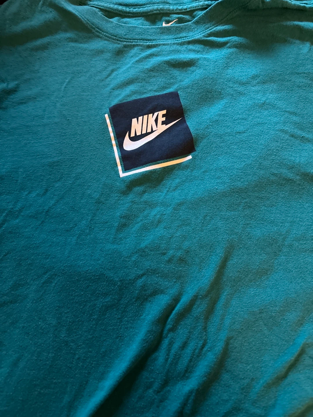 Nike T-Shirt - Teal with Black Logo