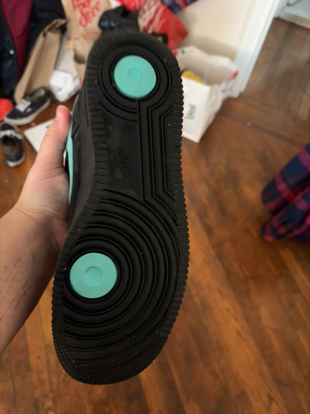 Nike Air Force 1 Low Tiffany & Co. Black - photo 4