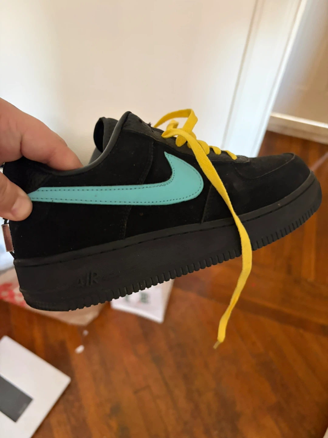 Nike Air Force 1 Low Tiffany & Co. Black - photo 3