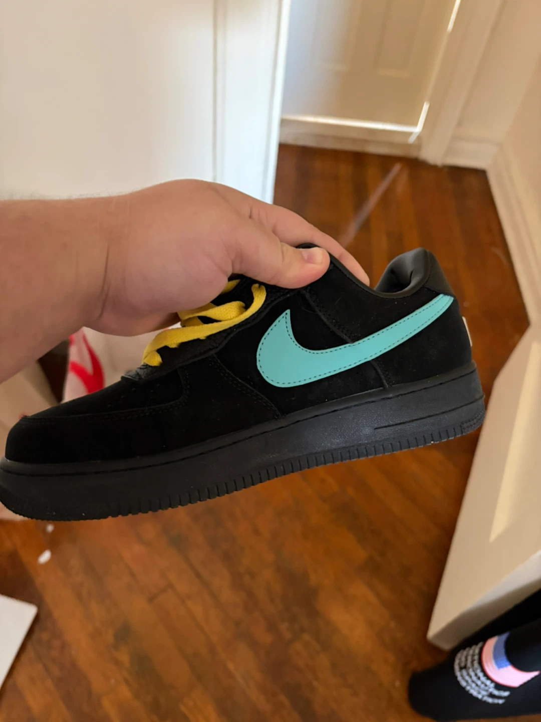 Nike Air Force 1 Low Tiffany & Co. Black - photo 2
