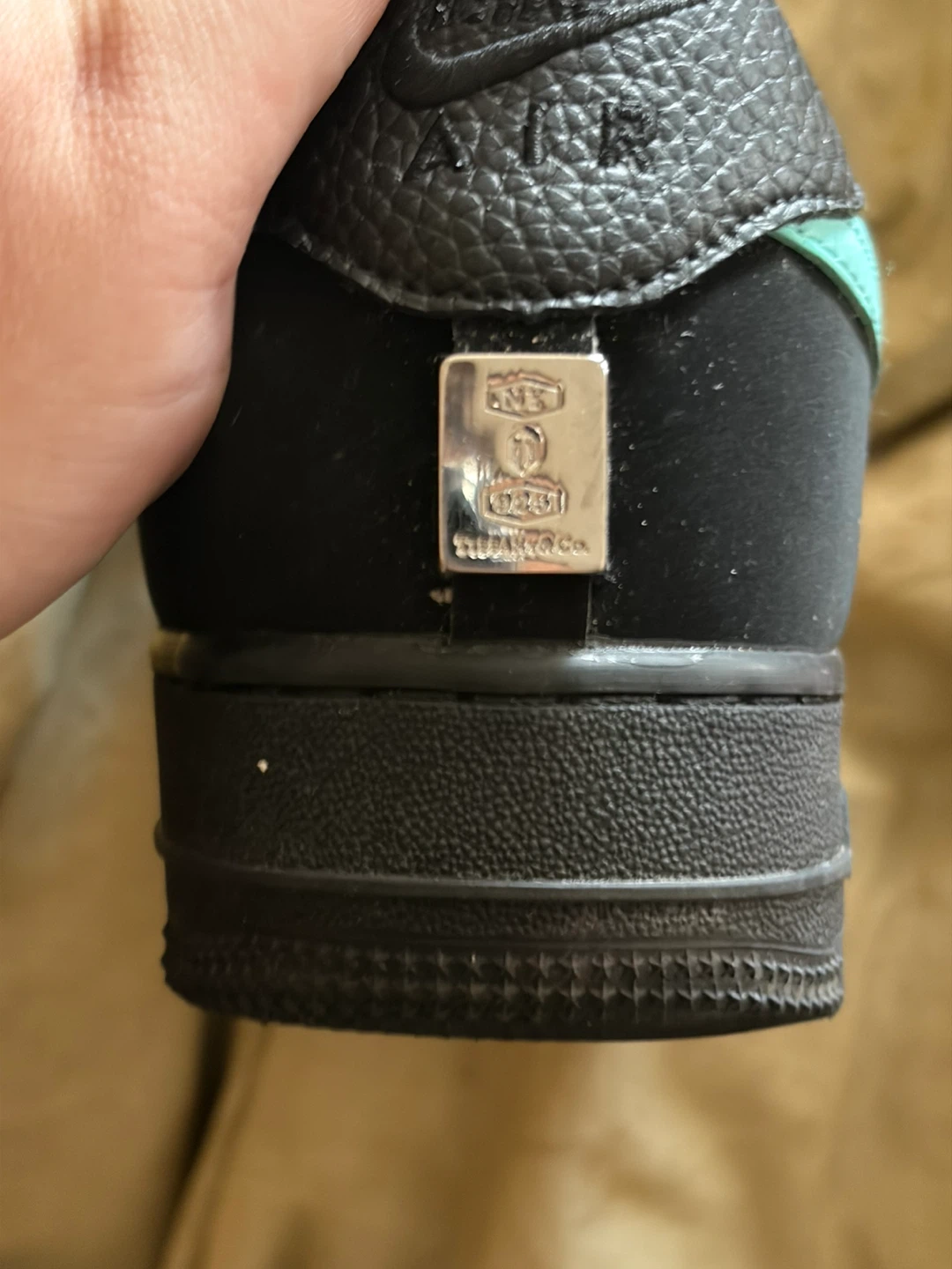 Nike Air Force 1 Low Tiffany & Co. Black - photo 5