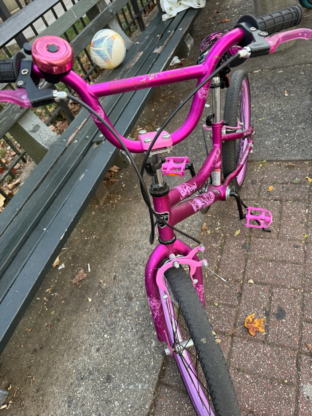 Girls' Freestyle Bike - Pink & Purple