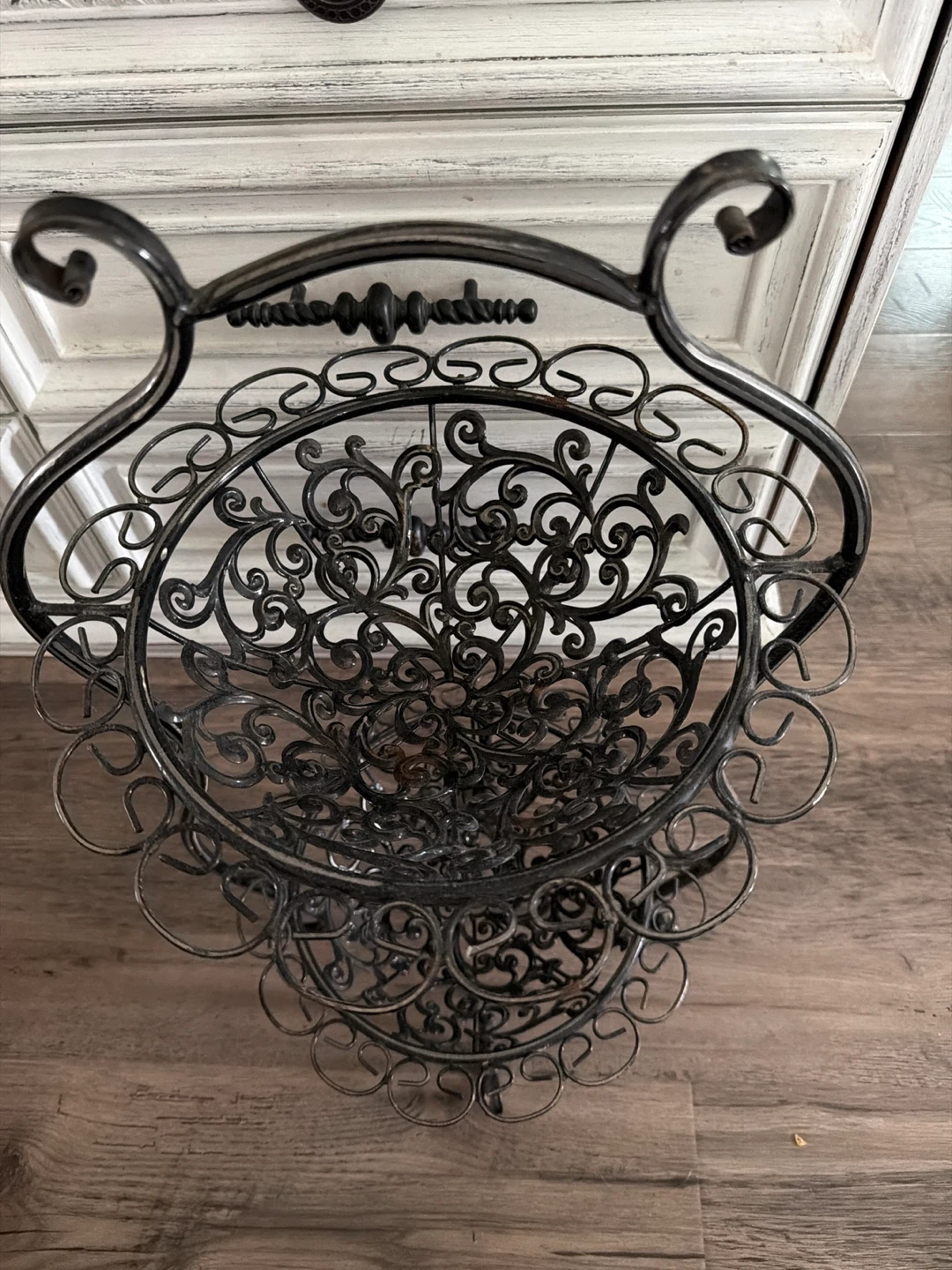 Decorative Two-Tiered Metal Stand - photo 2