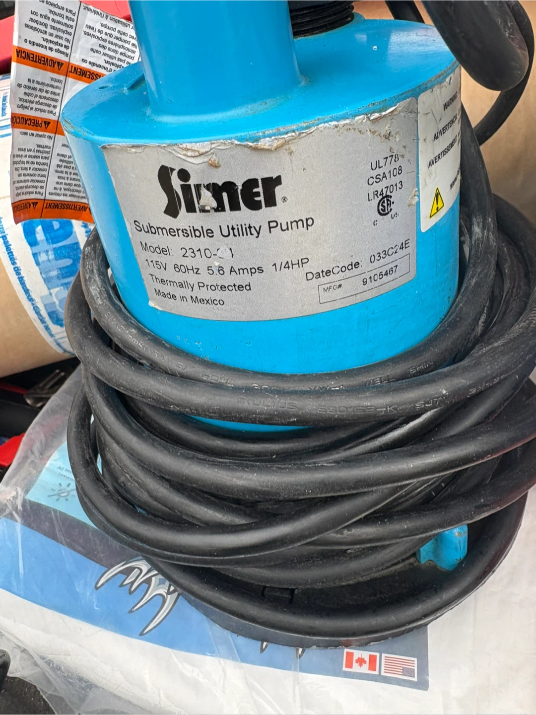 Simer 2310C-1 Submersible Utility Pump - photo 5