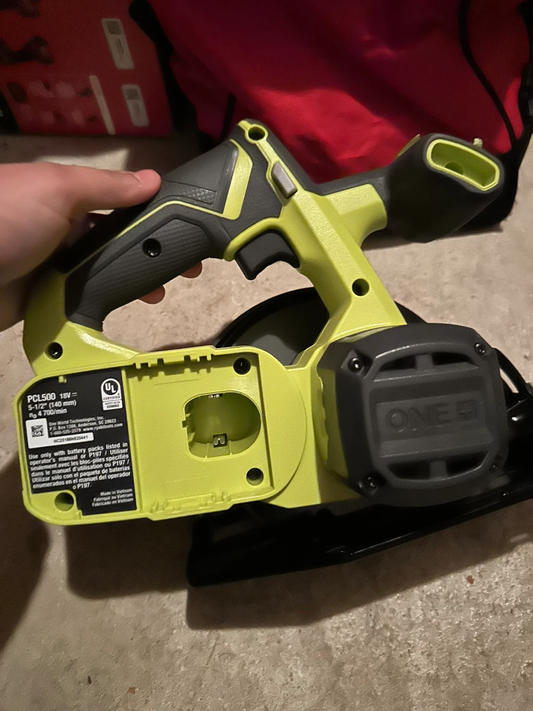 Ryobi PCL500 18V Circular Saw - photo 2