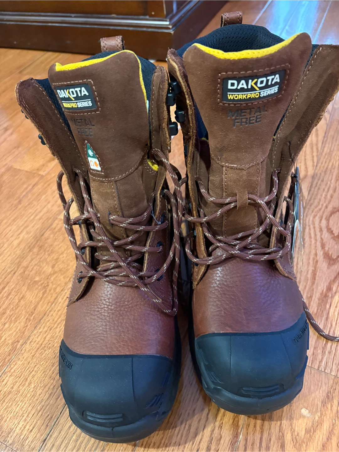Dakota Workpro Series Brown Leather Boots - Size 10.5