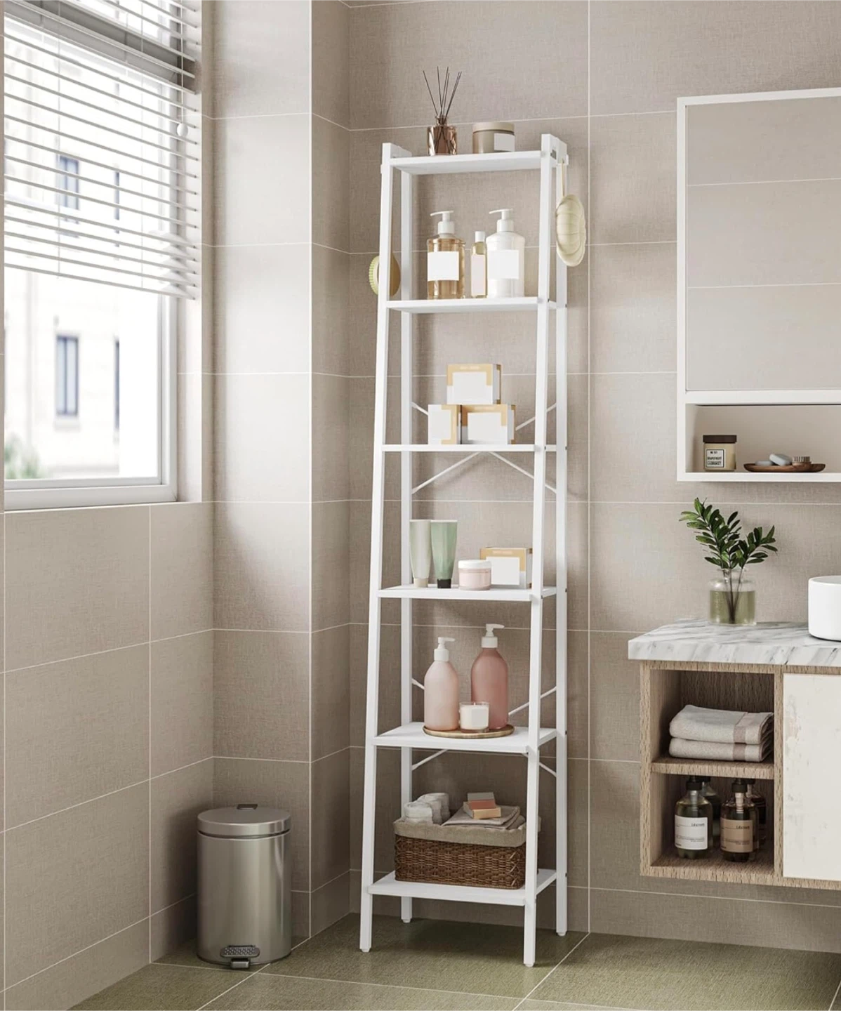 New in Box 6-Tier Industrual Bookcase - photo 5