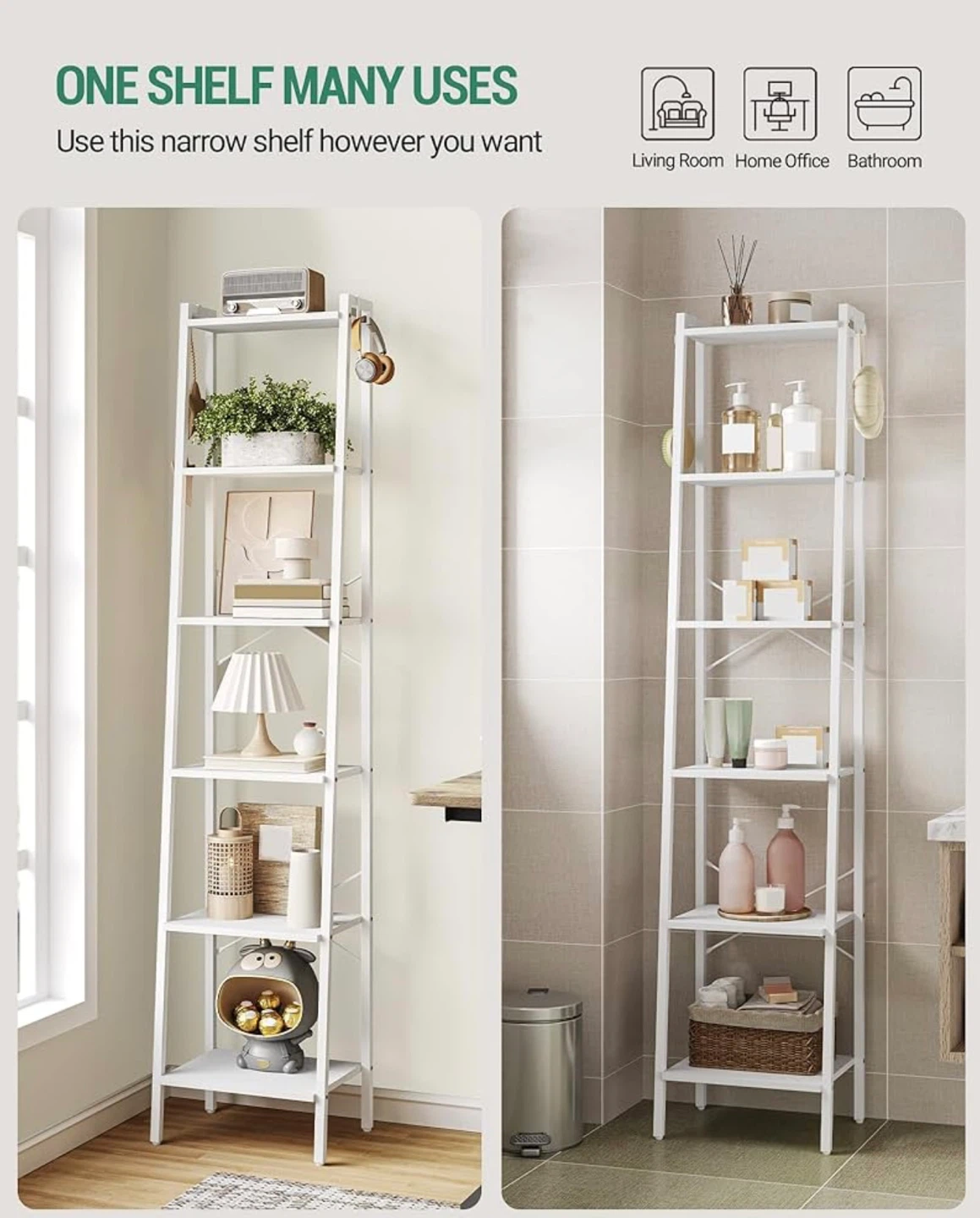 New in Box 6-Tier Industrual Bookcase - photo 4