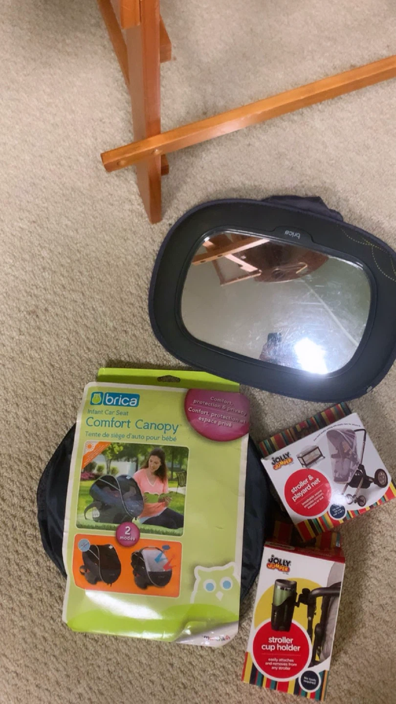 Brica Infant Car Seat Comfort Canopy + Accessories