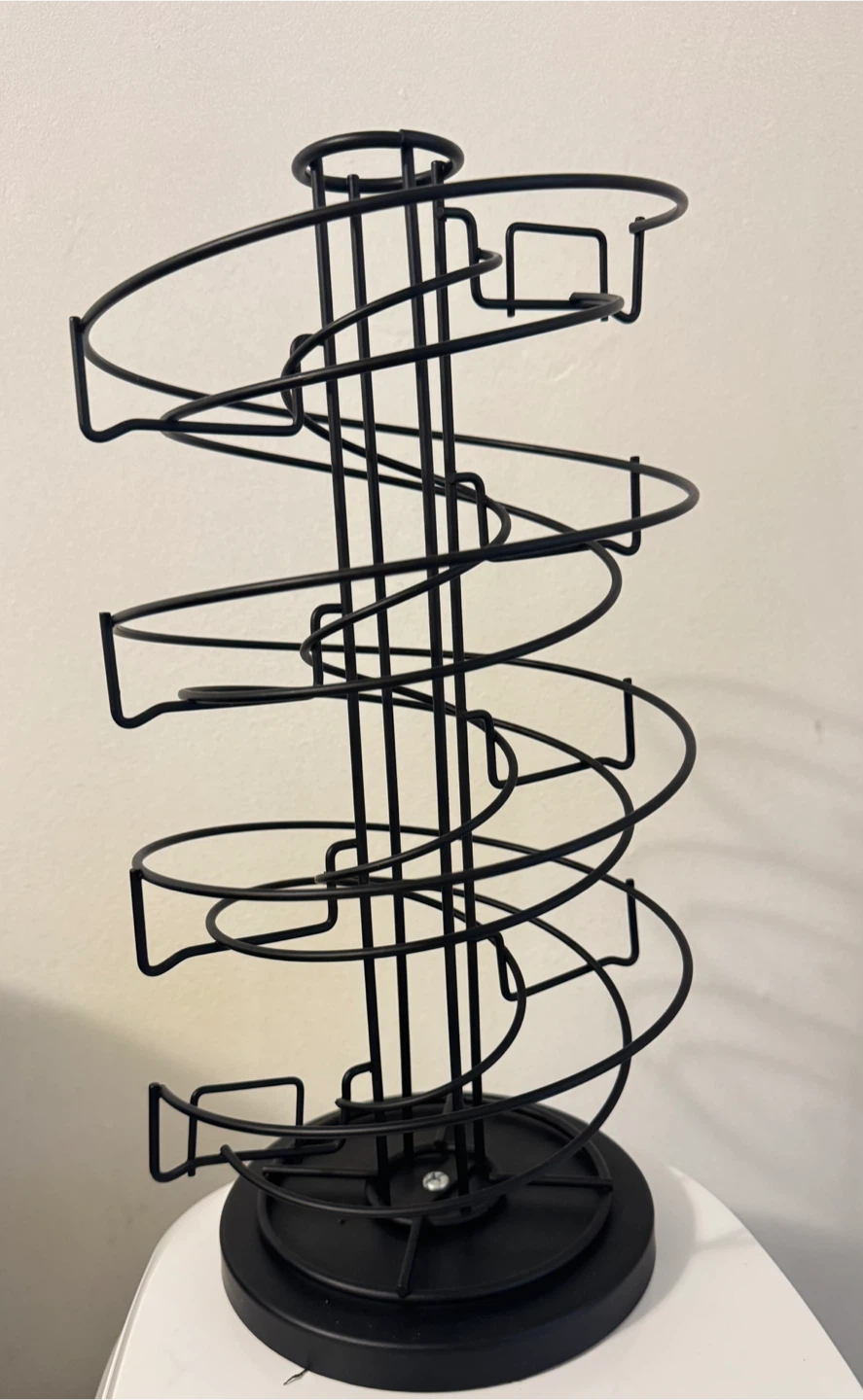 Black Coffee Pod Holder Carousel