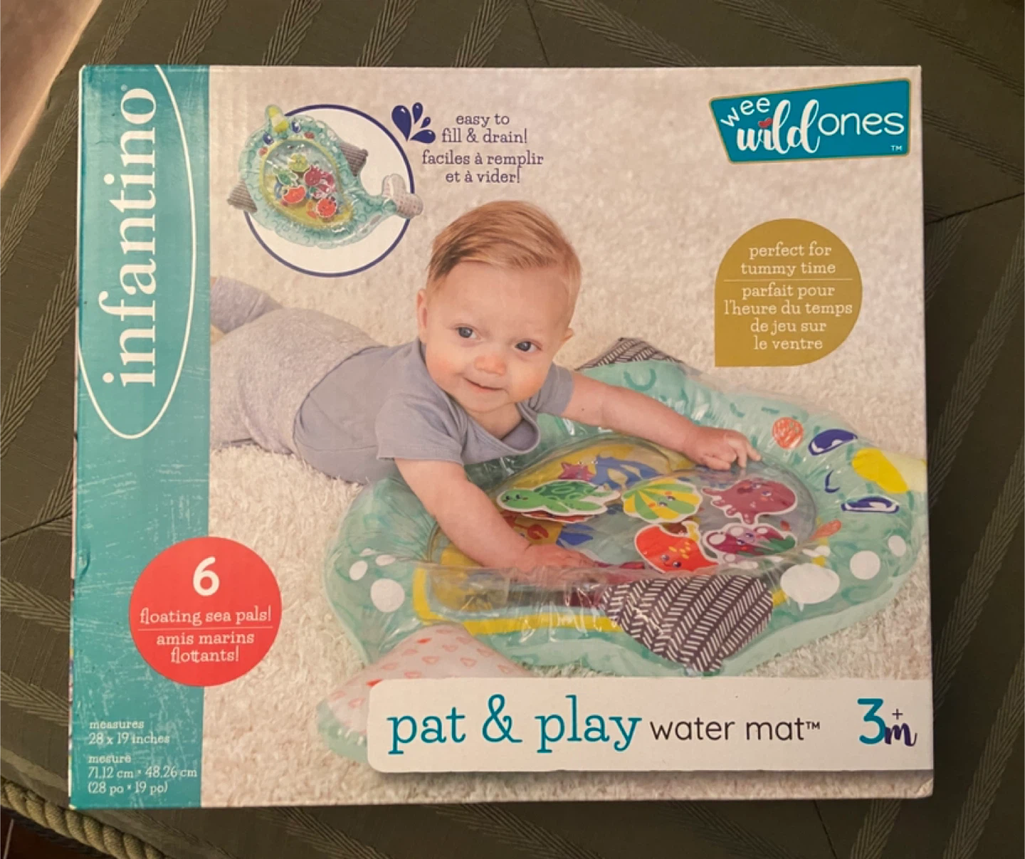 Infantino Pat & Play Water Mat - New in Box