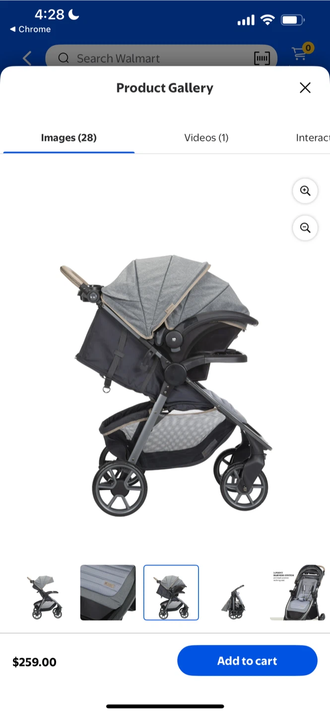 Safety 1st Deluxe Travel System Stroller & Car Seat - photo 3