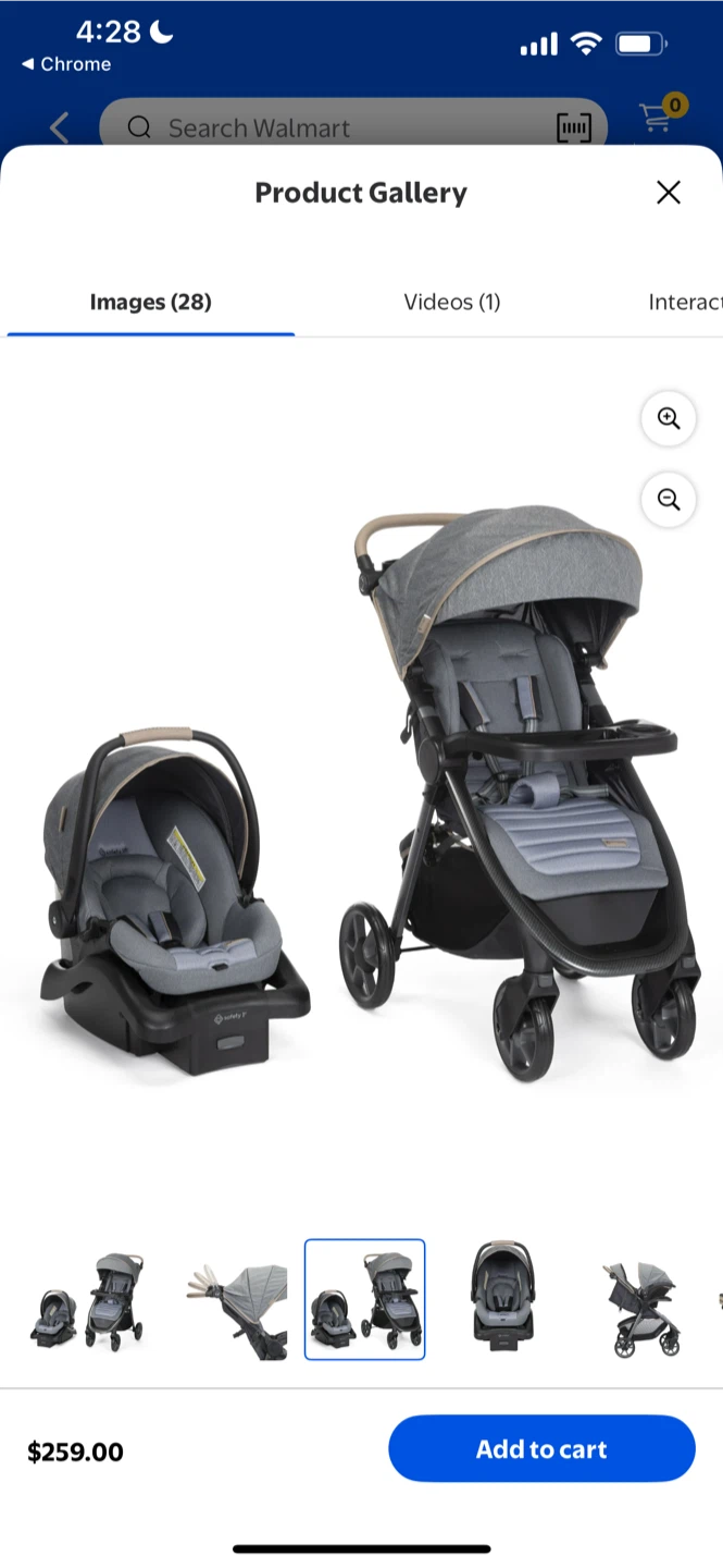 Safety 1st Deluxe Travel System Stroller & Car Seat - photo 2