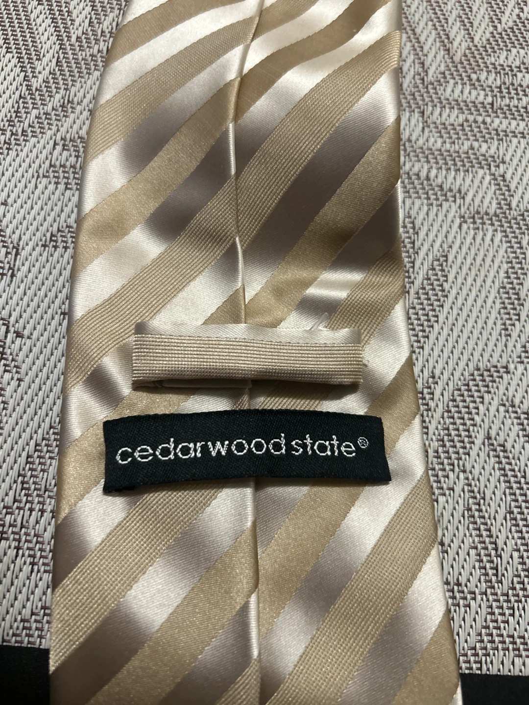 Cedarwood State Striped Tie - gold - photo 2