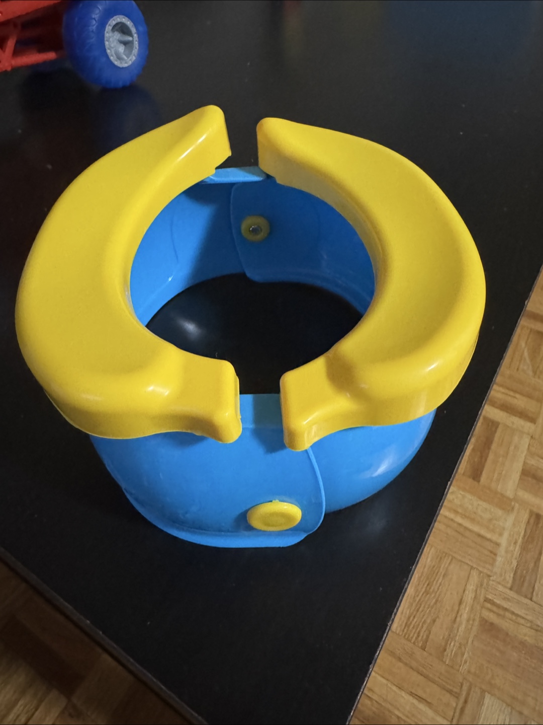 Portable Travel Potty Foldable Toilet - Blue & Yellow - photo 3