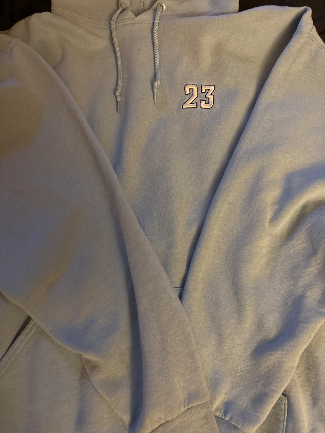 Light Blue Hoodie with '23'