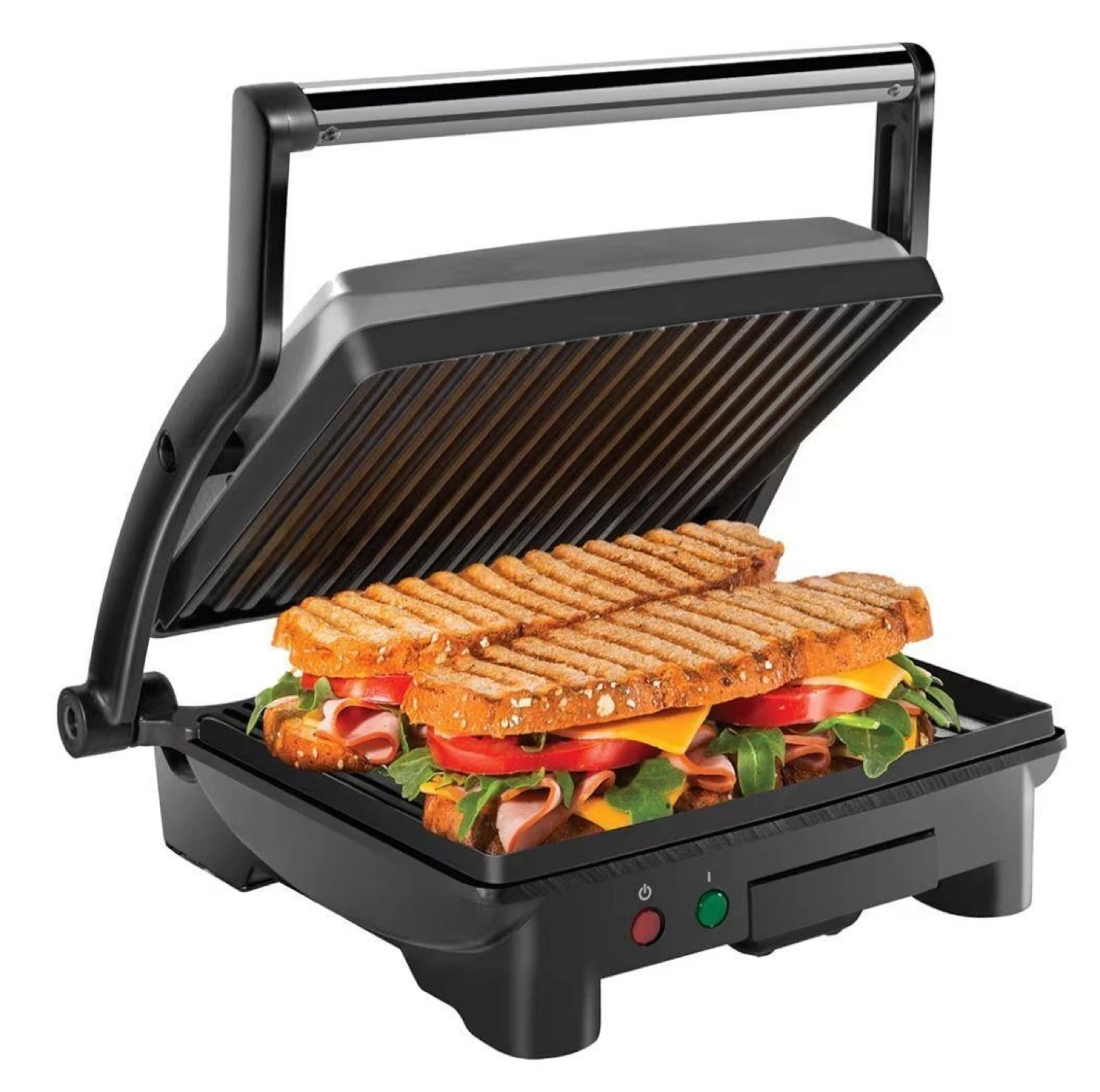 Chefman 3-in-1 4-Slice Panini Press Grill