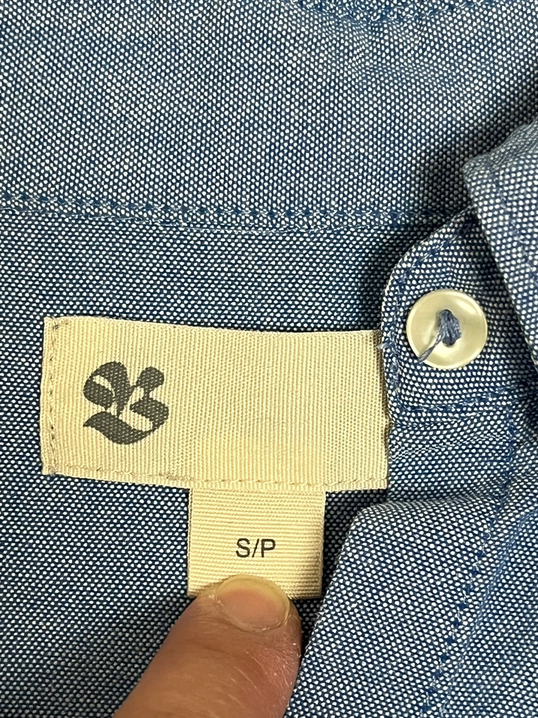 Blue button up Shirt - Size S - photo 4