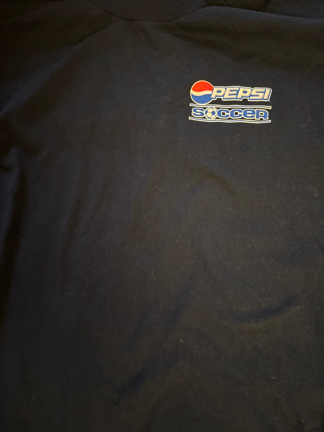 Pepsi Soccer Black Pullover